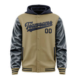 Custom Light Khaki Navy Jacket