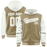 Custom Light Khaki White Jacket
