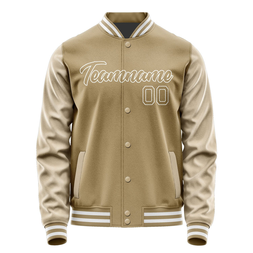 Custom Light Khaki Light Khaki Jacket JA2525252517B21725