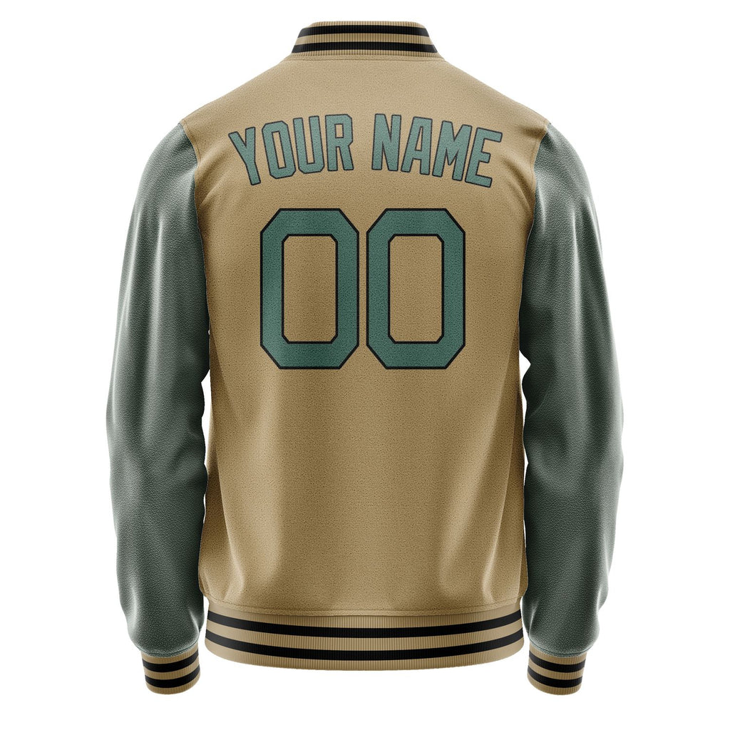 Custom Light Khaki Light Yellow Jacket JA2525262518B21826
