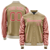 Custom Light Khaki Copper Rose Jacket