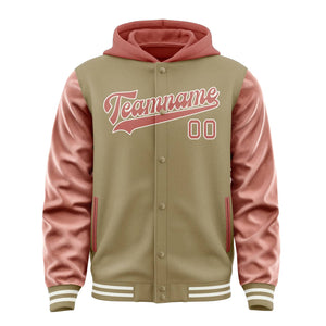 Custom Light Khaki Copper Rose Jacket