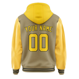 Custom Light Khaki Gold Jacket