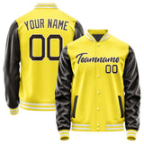 Custom Light Yellow Brown Jacket