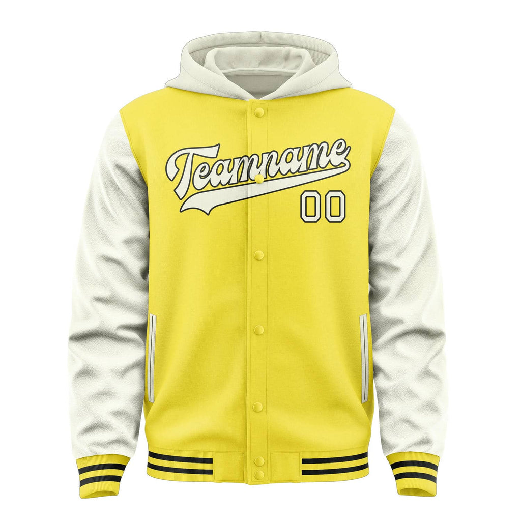 Custom Light Yellow Cream Jacket