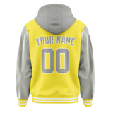 Custom Light Yellow Gray Jacket
