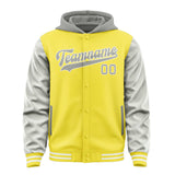 Custom Light Yellow Gray Jacket