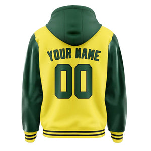 Custom Light Yellow Green Jacket