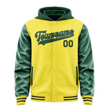 Custom Light Yellow Green Jacket