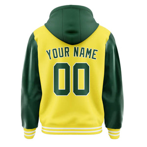 Custom Light Yellow Green Jacket