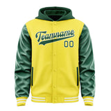 Custom Light Yellow Green Jacket