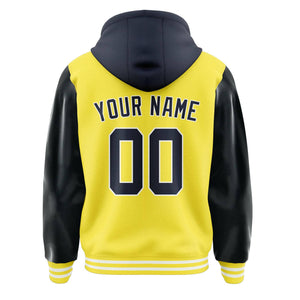 Custom Light Yellow Navy Jacket