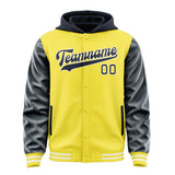 Custom Light Yellow Navy Jacket