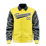 Custom Light Yellow Navy Jacket