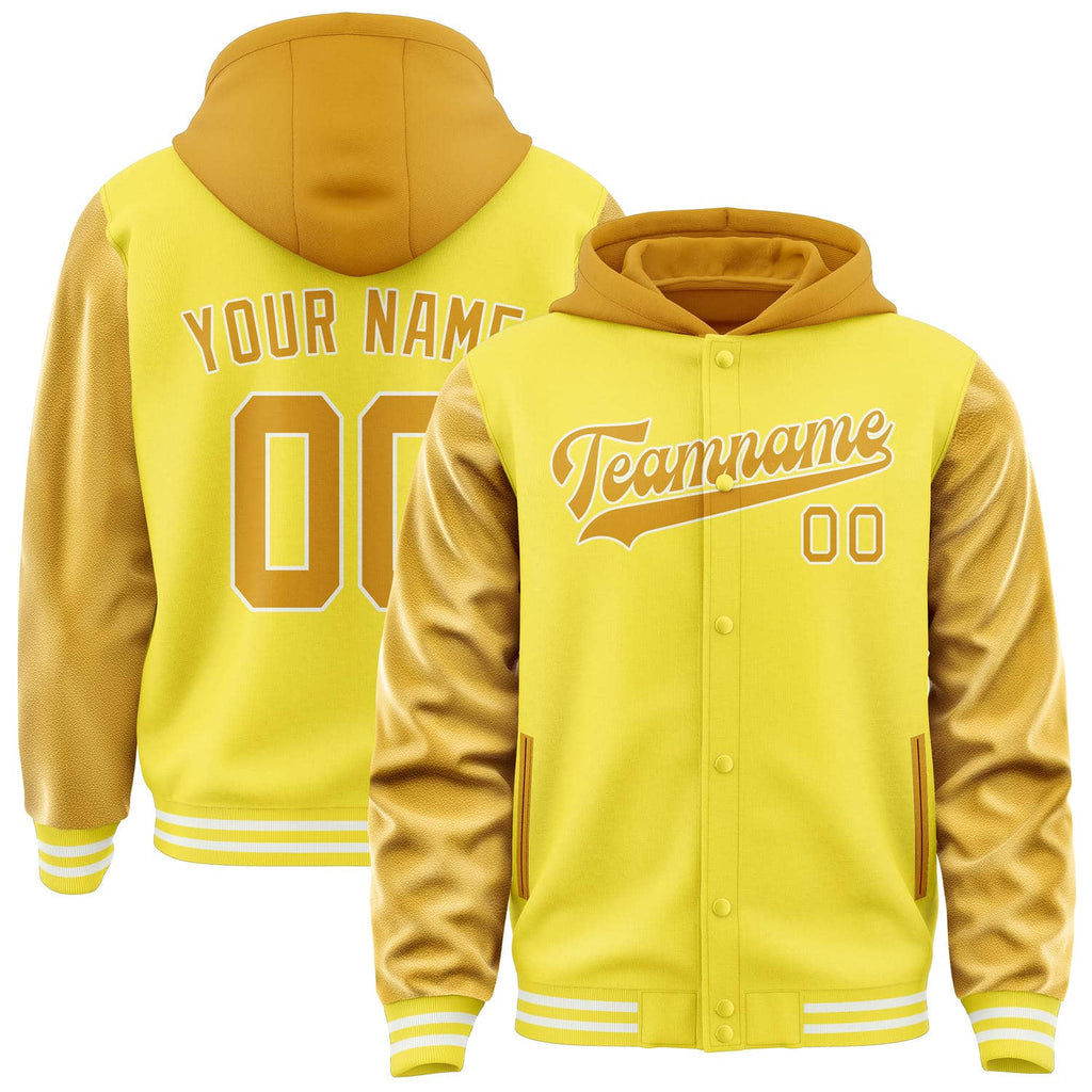 Custom Light Yellow Yellow Jacket