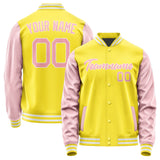 Custom Light Yellow Light Pink Jacket