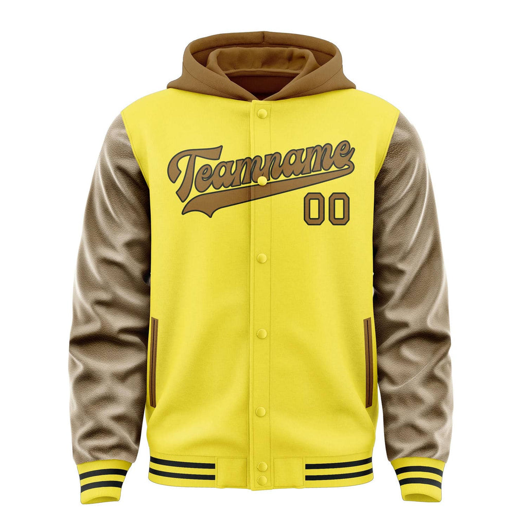 Custom Light Yellow Khaki Jacket