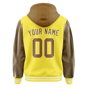 Custom Light Yellow Khaki Jacket