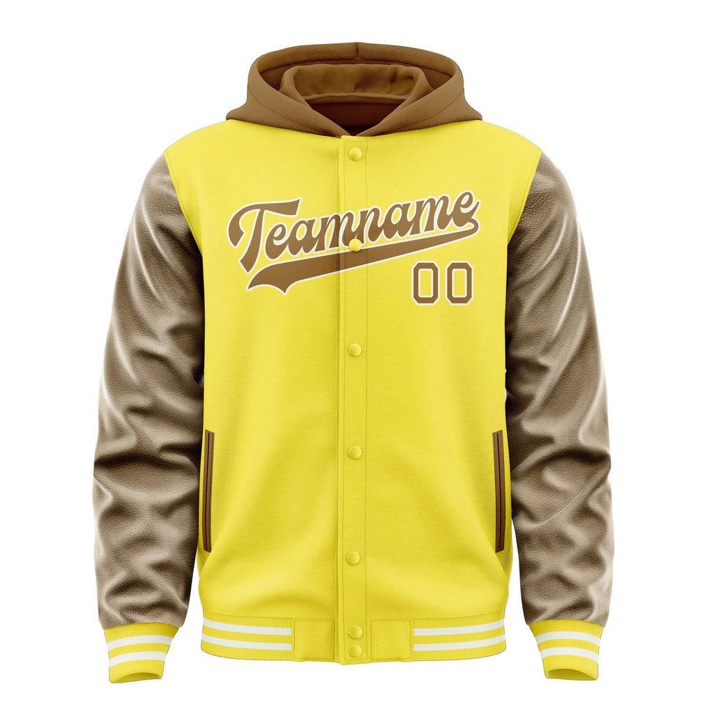 Custom Light Yellow Khaki Jacket