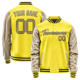 Custom Light Yellow Light Khaki Jacket