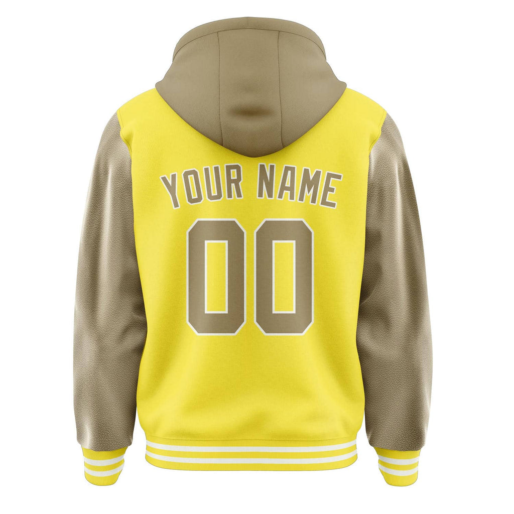 Custom Light Yellow Light Khaki Jacket