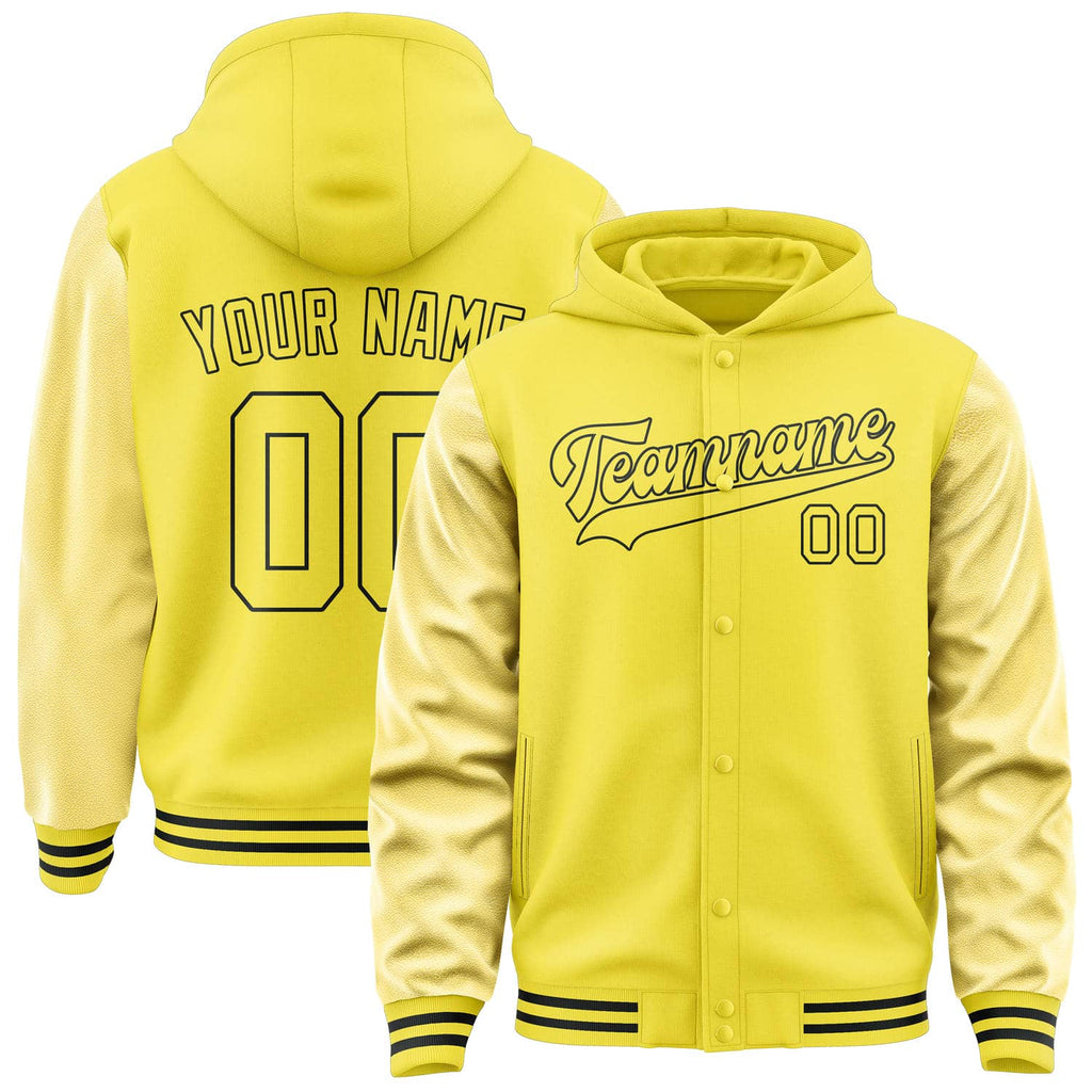 Custom Light Yellow Light Yellow Jacket
