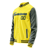 Custom Light Yellow Blue Green Jacket JA2626272617B21727