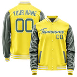 Custom Light Yellow Blue Green Jacket