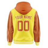 Custom Light Yellow Orange Jacket