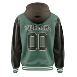 Custom Blue Green Brown Jacket