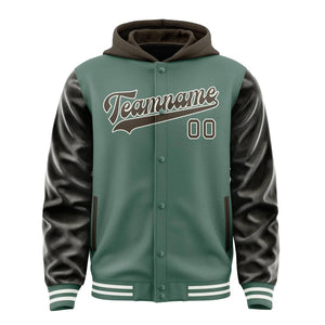Custom Blue Green Brown Jacket