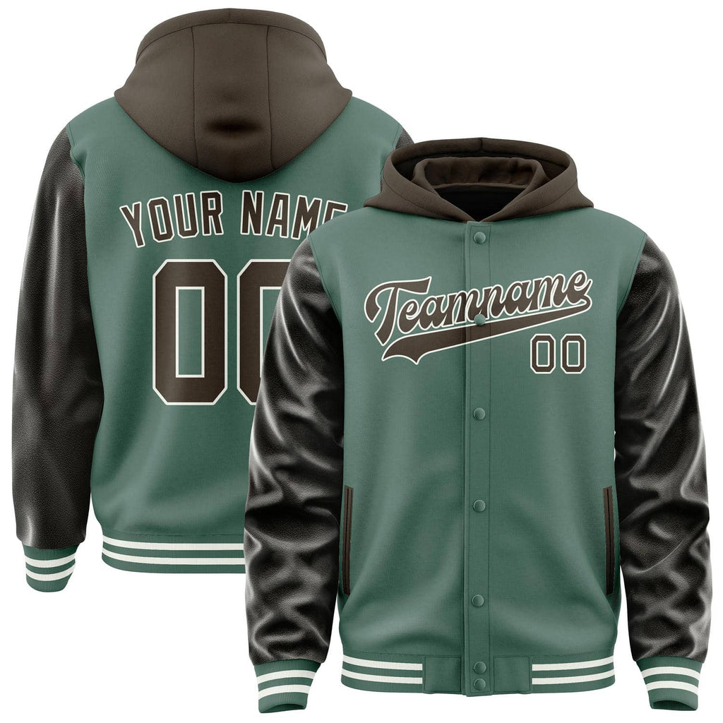 Custom Blue Green Brown Jacket