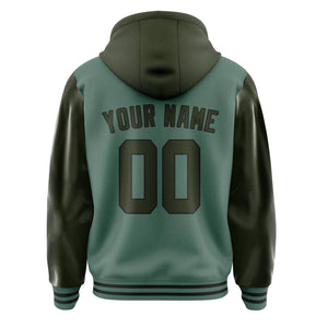 Custom Blue Green Olive Jacket