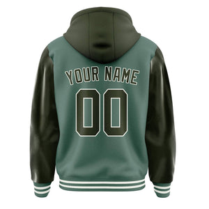 Custom Blue Green Olive Jacket