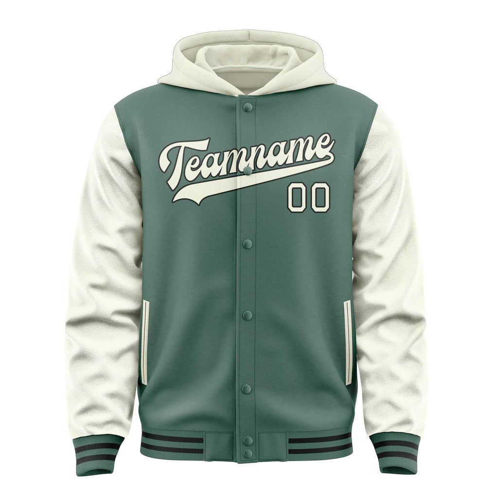 Custom Blue Green Cream Jacket