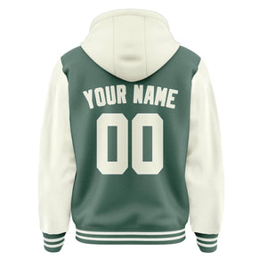 Custom Blue Green Cream Jacket