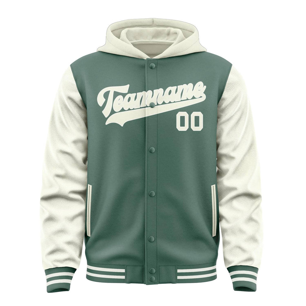 Custom Blue Green Cream Jacket