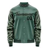 Custom Blue Green Dark Green Jacket JA2727062717B21706