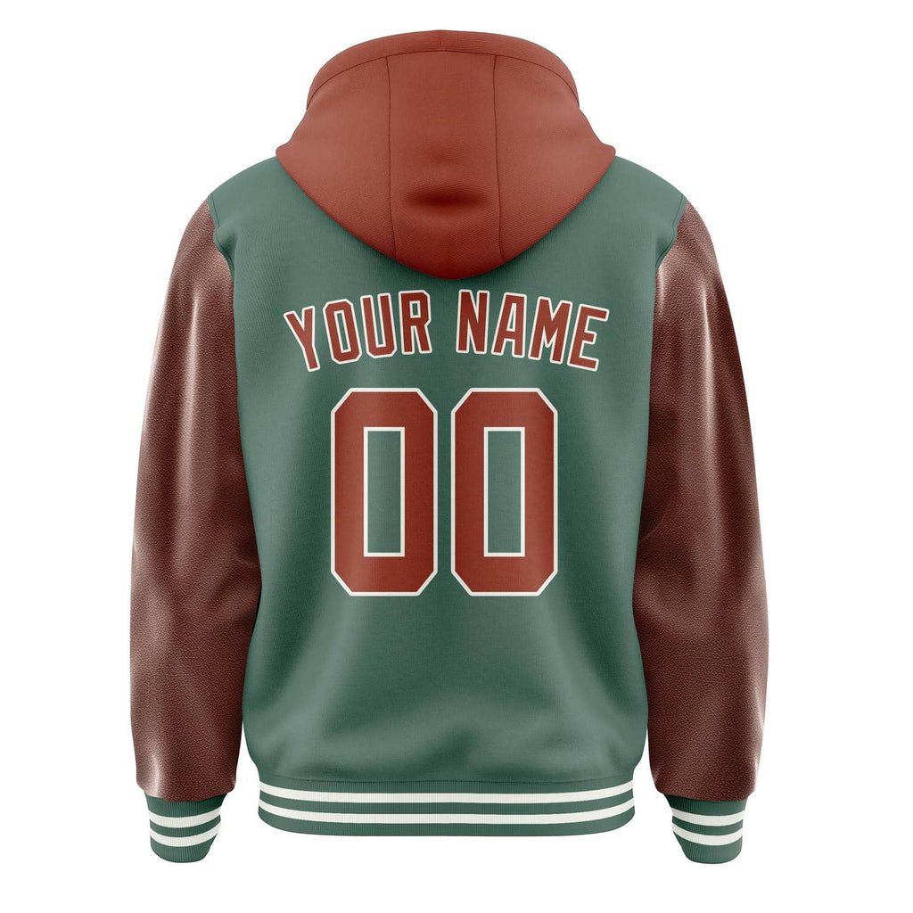 Custom Blue Green Coral Red Jacket