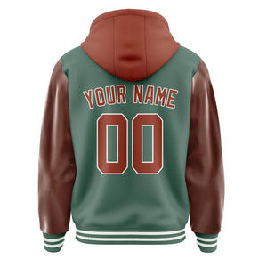 Custom Blue Green Coral Red Jacket