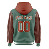 Custom Blue Green Coral Red Jacket