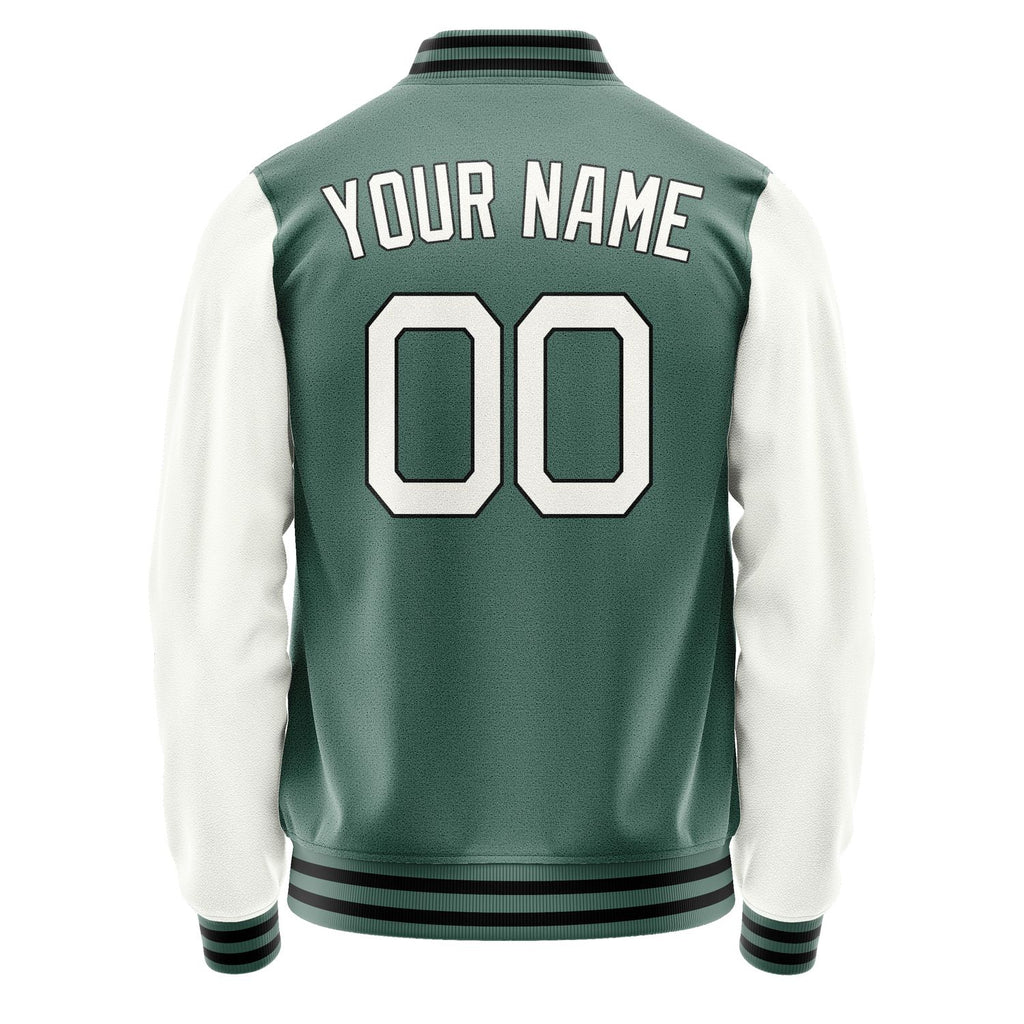 Custom Blue Green White Jacket JA2727182717B21718