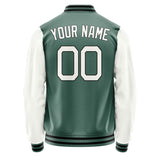 Custom Blue Green White Jacket JA2727182717B21718