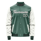 Custom Blue Green White Jacket JA2727182717B21718