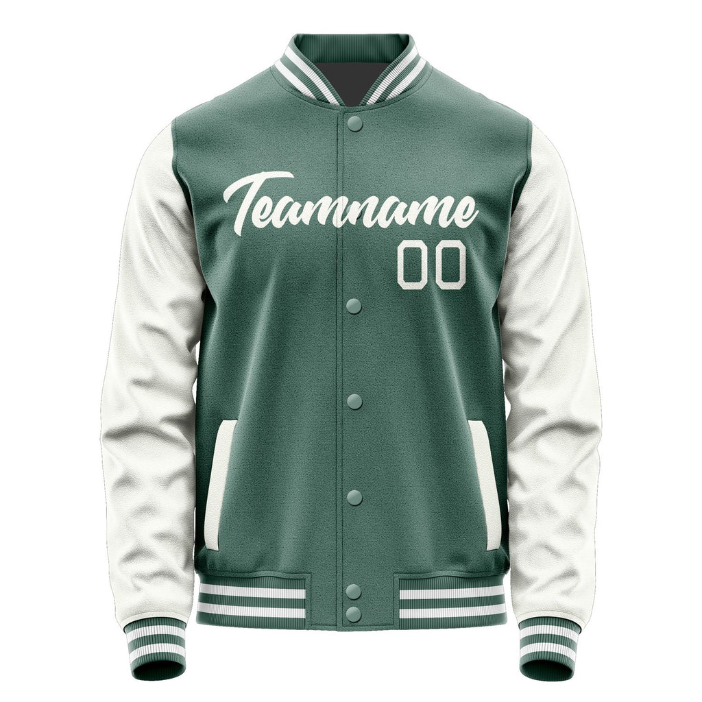 Custom Blue Green White Jacket JA2727182718B21818