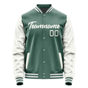 Custom Blue Green White Jacket JA2727182718B21818