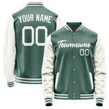 Custom Blue Green White Jacket JA2727182718B21818