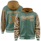 Custom Blue Green Khaki Jacket