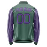 Custom Blue Green Light Purple Jacket JA2727232717B21723