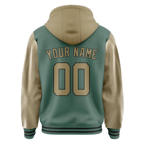 Custom Blue Green Light Khaki Jacket